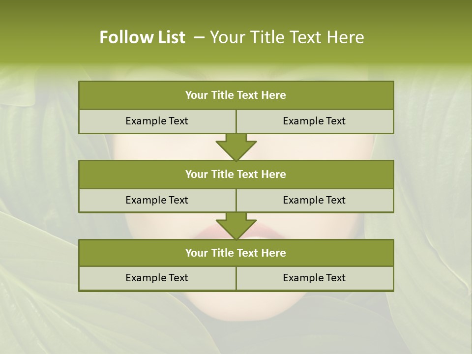 Nature People Leaves PowerPoint Template