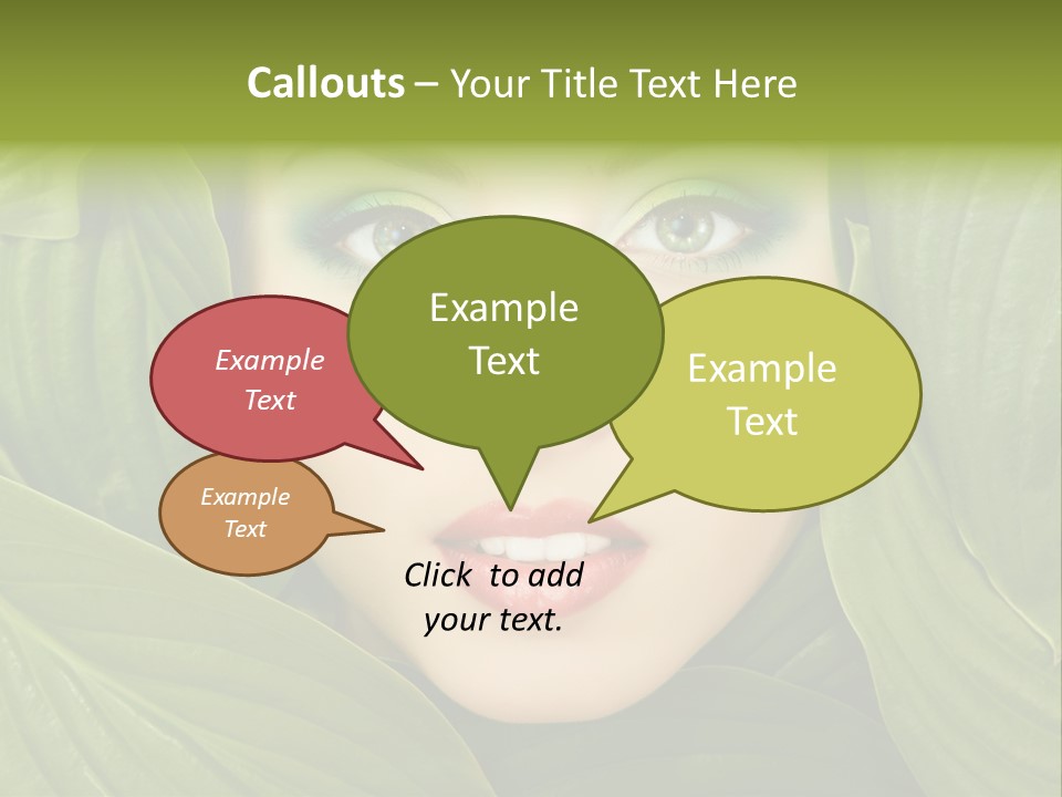 Nature People Leaves PowerPoint Template