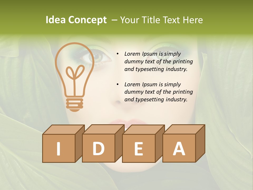 Nature People Leaves PowerPoint Template