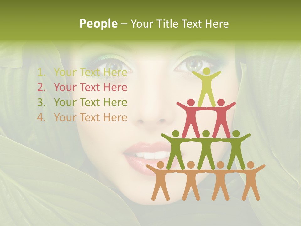 Nature People Leaves PowerPoint Template