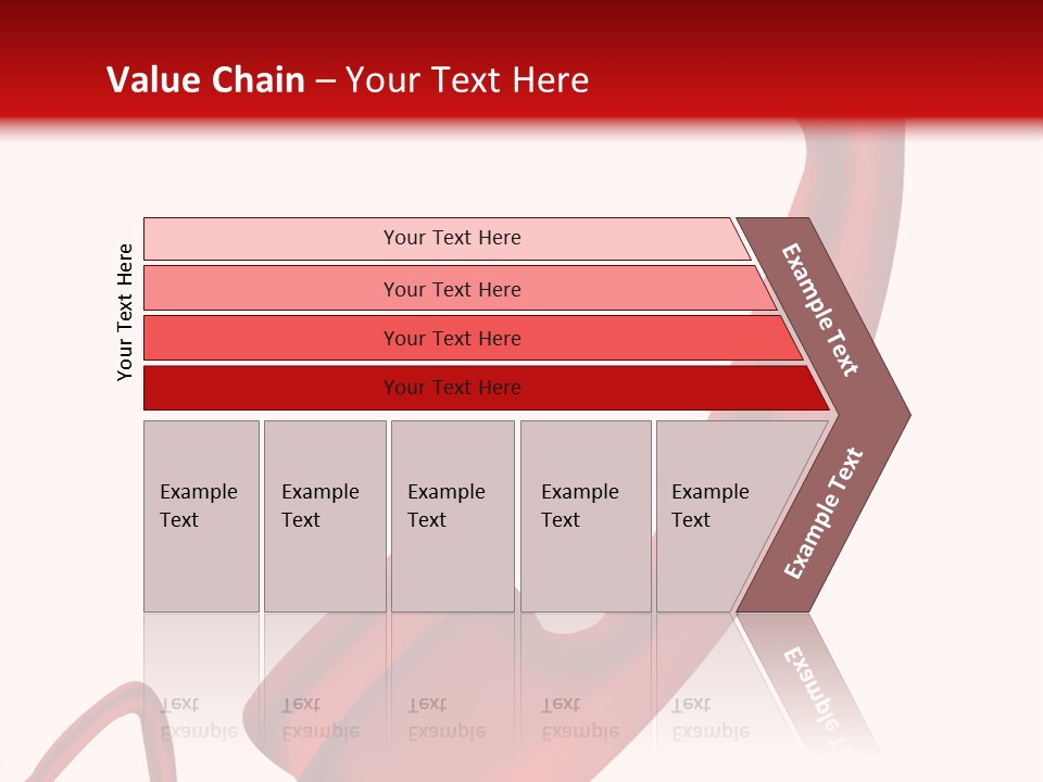 A Red Phone On A White And Red Background PowerPoint Template