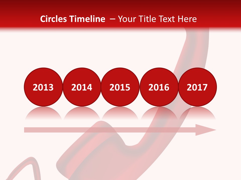 A Red Phone On A White And Red Background PowerPoint Template