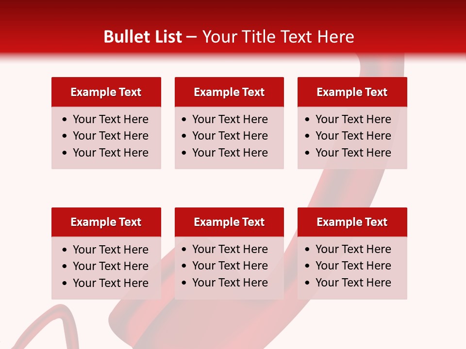 A Red Phone On A White And Red Background PowerPoint Template