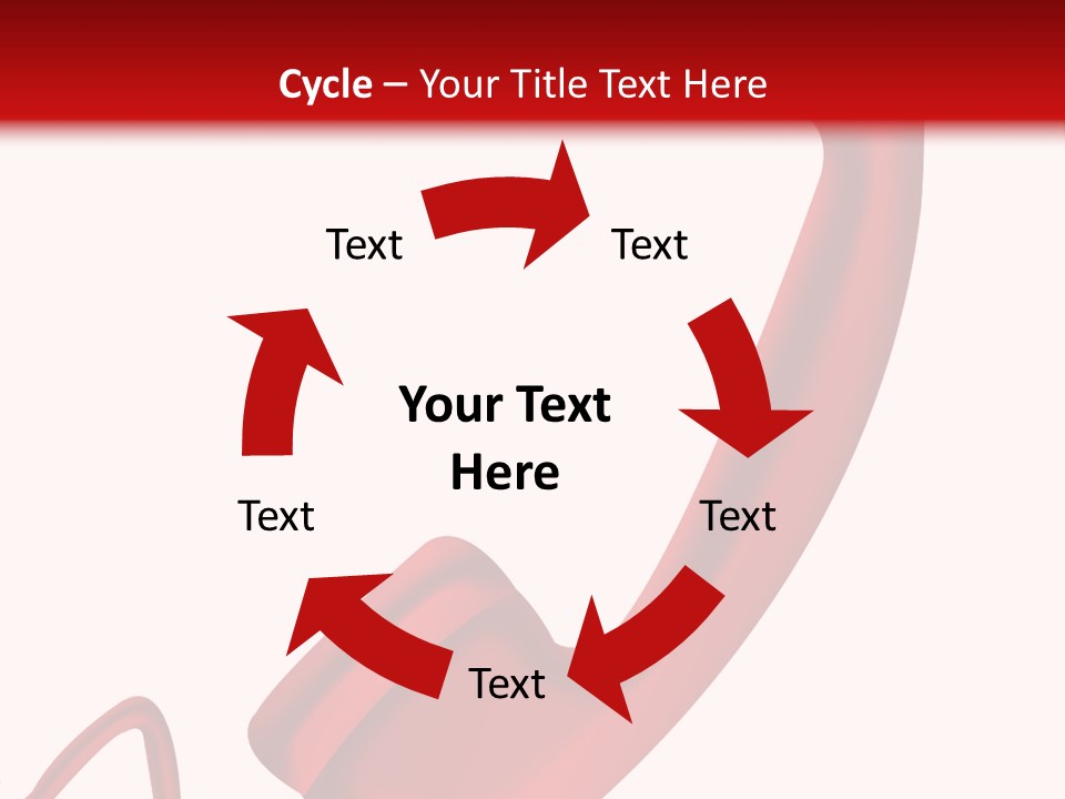 A Red Phone On A White And Red Background PowerPoint Template