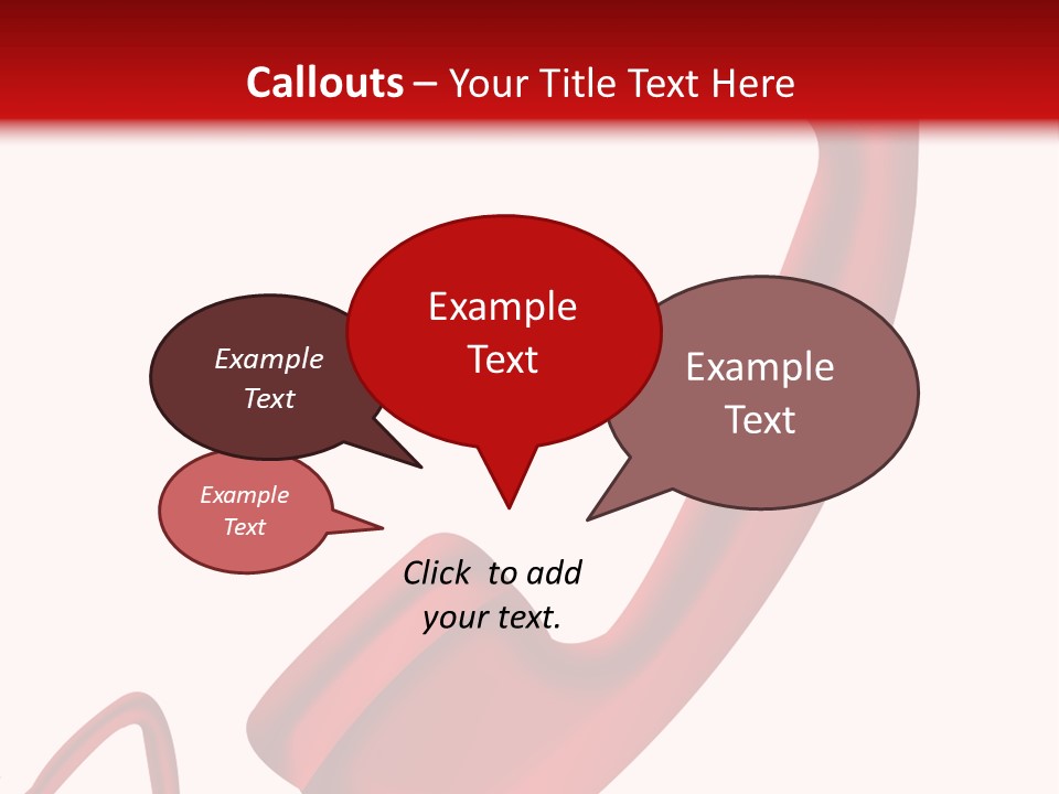 A Red Phone On A White And Red Background PowerPoint Template