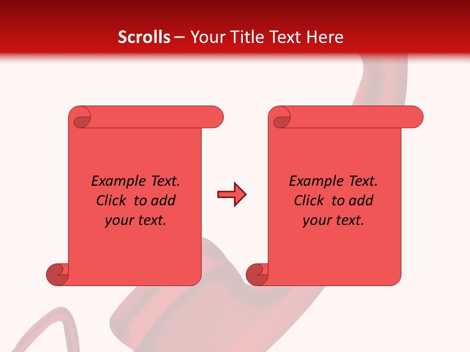 A Red Phone On A White And Red Background PowerPoint Template