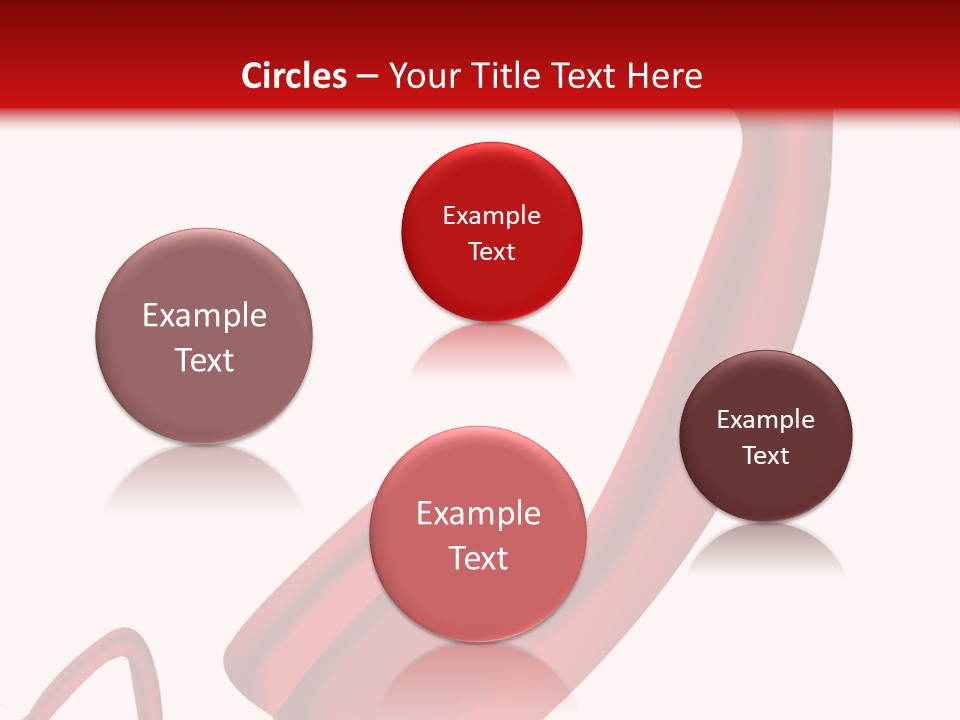 A Red Phone On A White And Red Background PowerPoint Template