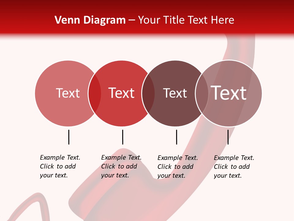 A Red Phone On A White And Red Background PowerPoint Template