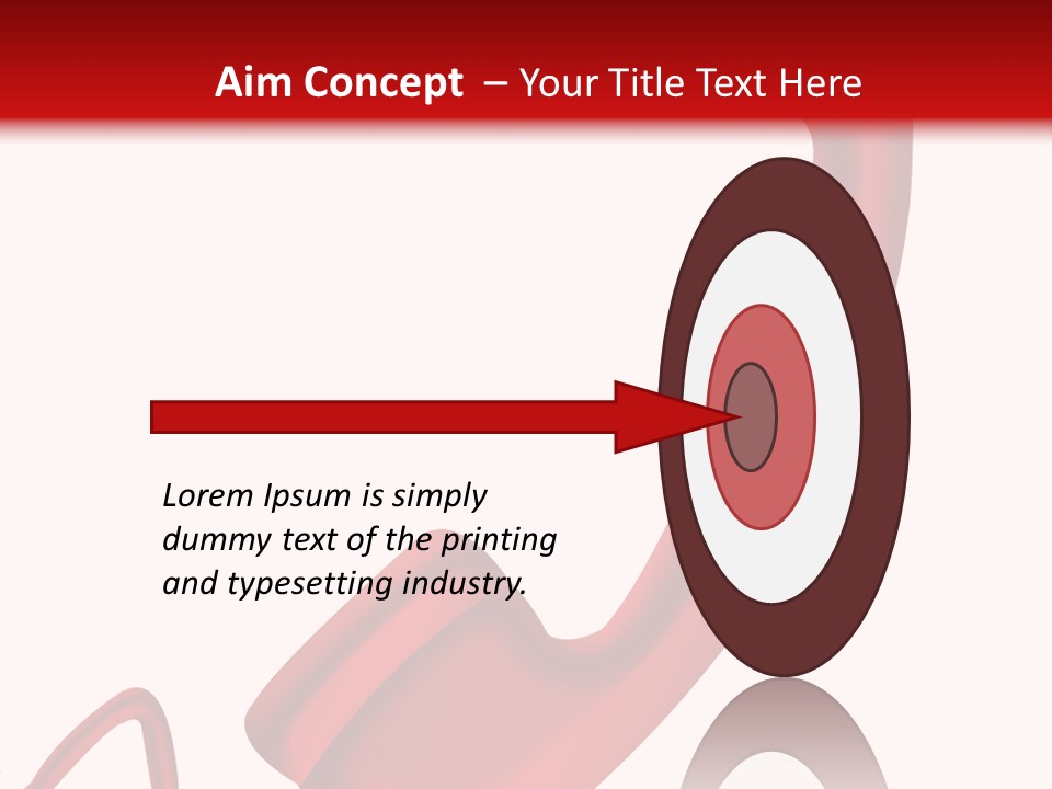 A Red Phone On A White And Red Background PowerPoint Template