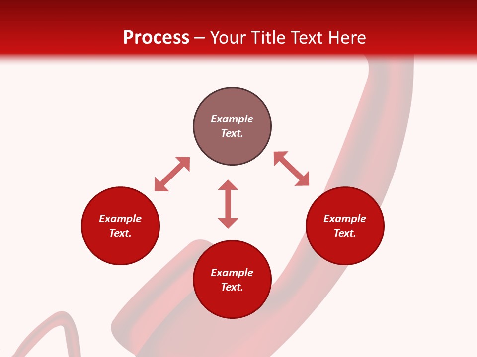 A Red Phone On A White And Red Background PowerPoint Template