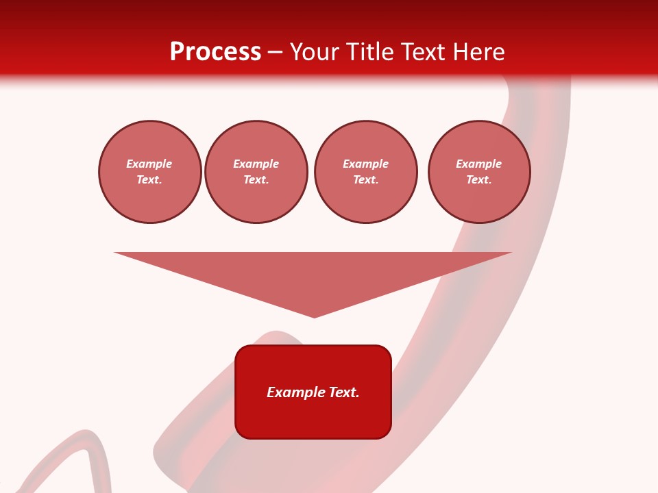 A Red Phone On A White And Red Background PowerPoint Template