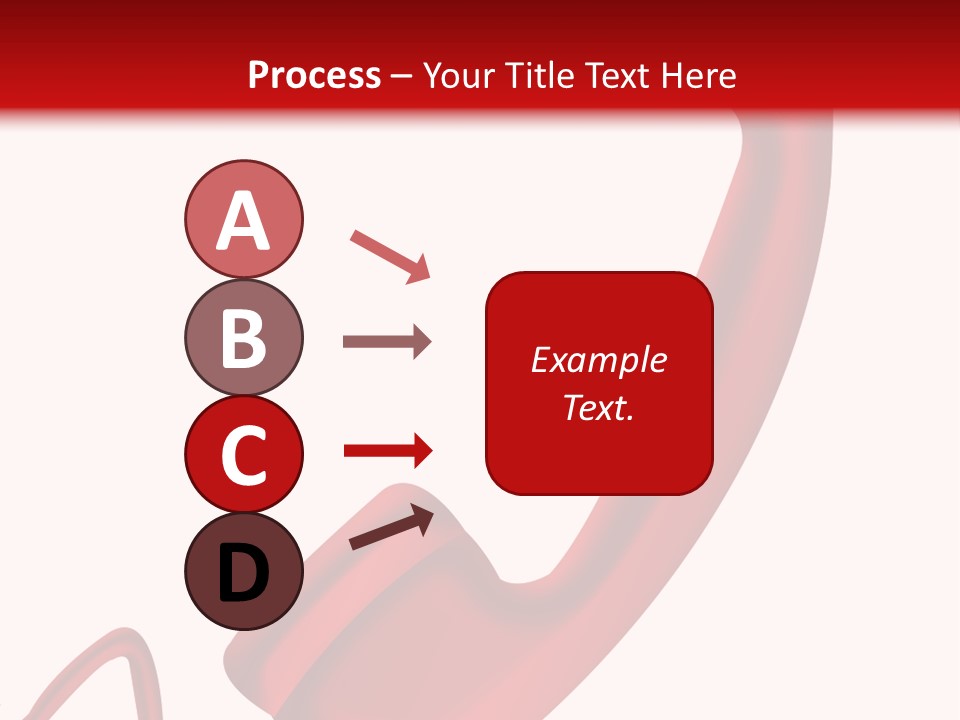 A Red Phone On A White And Red Background PowerPoint Template