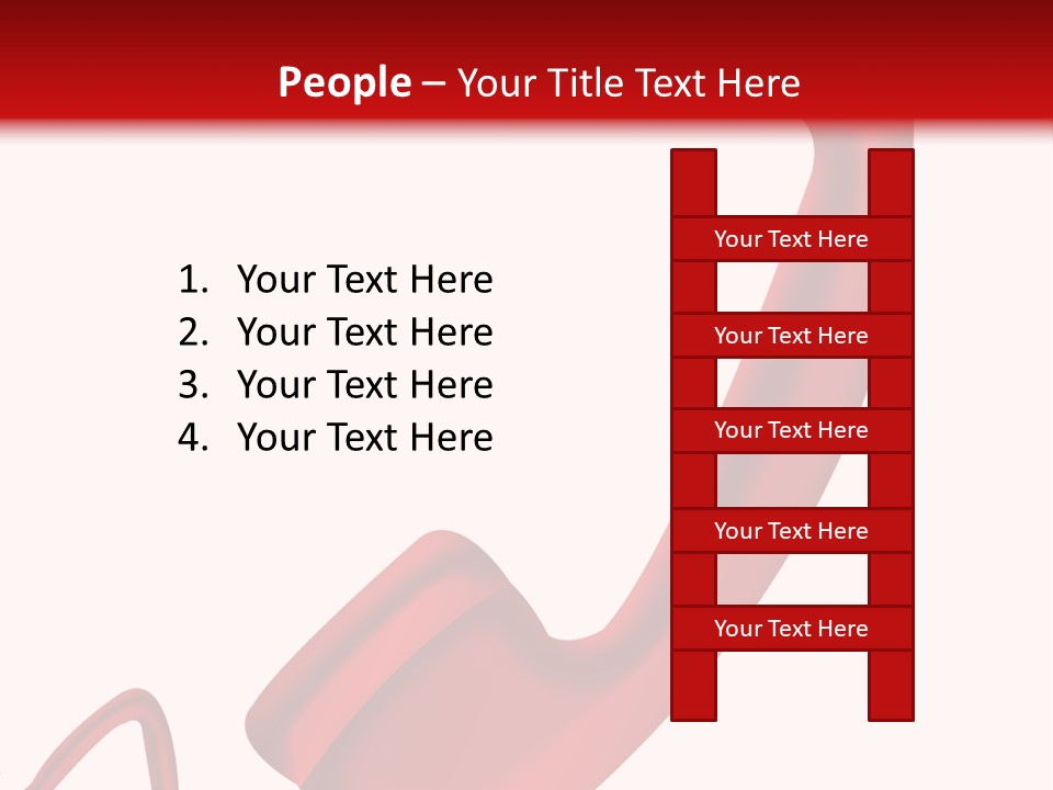 A Red Phone On A White And Red Background PowerPoint Template