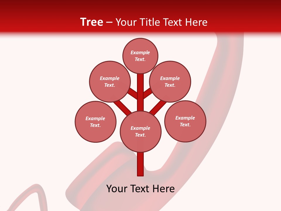 A Red Phone On A White And Red Background PowerPoint Template