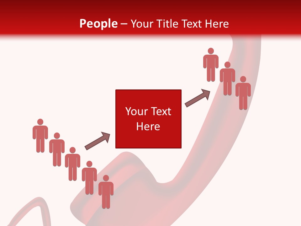 A Red Phone On A White And Red Background PowerPoint Template