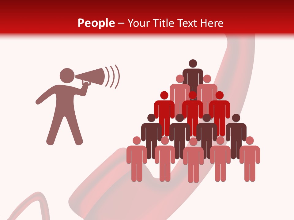 A Red Phone On A White And Red Background PowerPoint Template