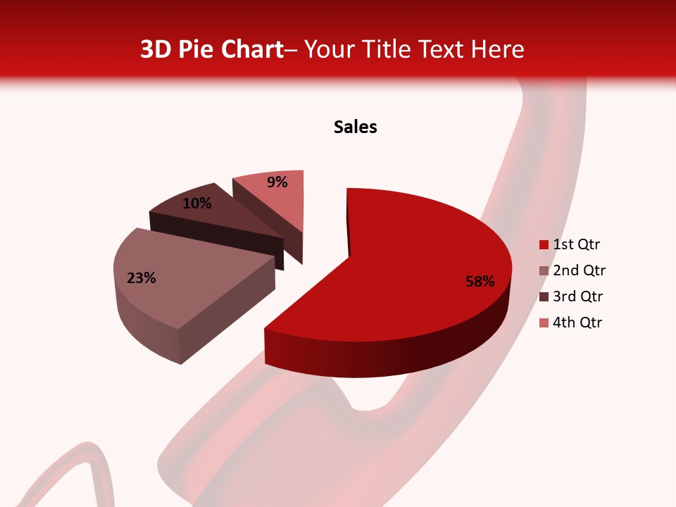 A Red Phone On A White And Red Background PowerPoint Template