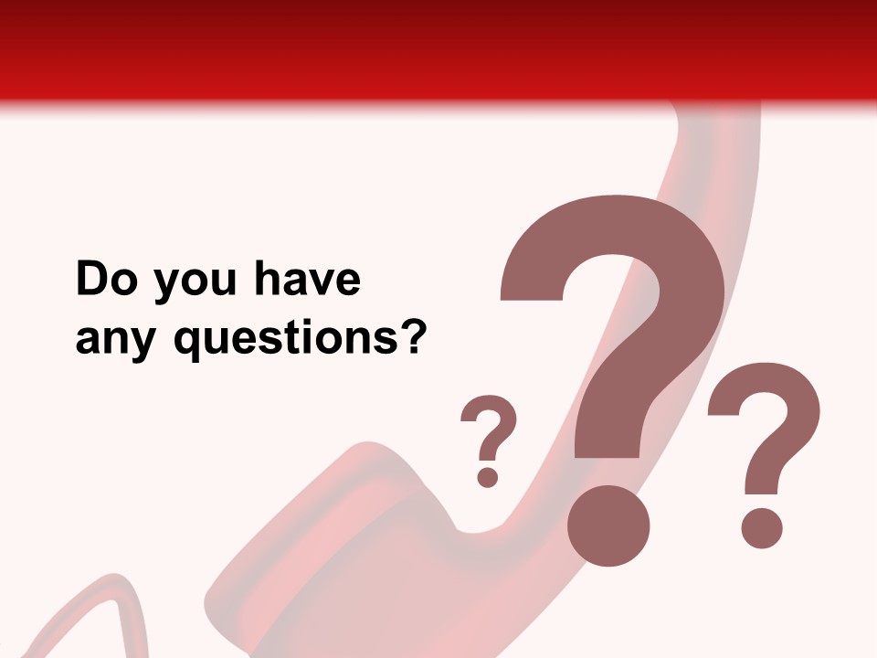 A Red Phone On A White And Red Background PowerPoint Template