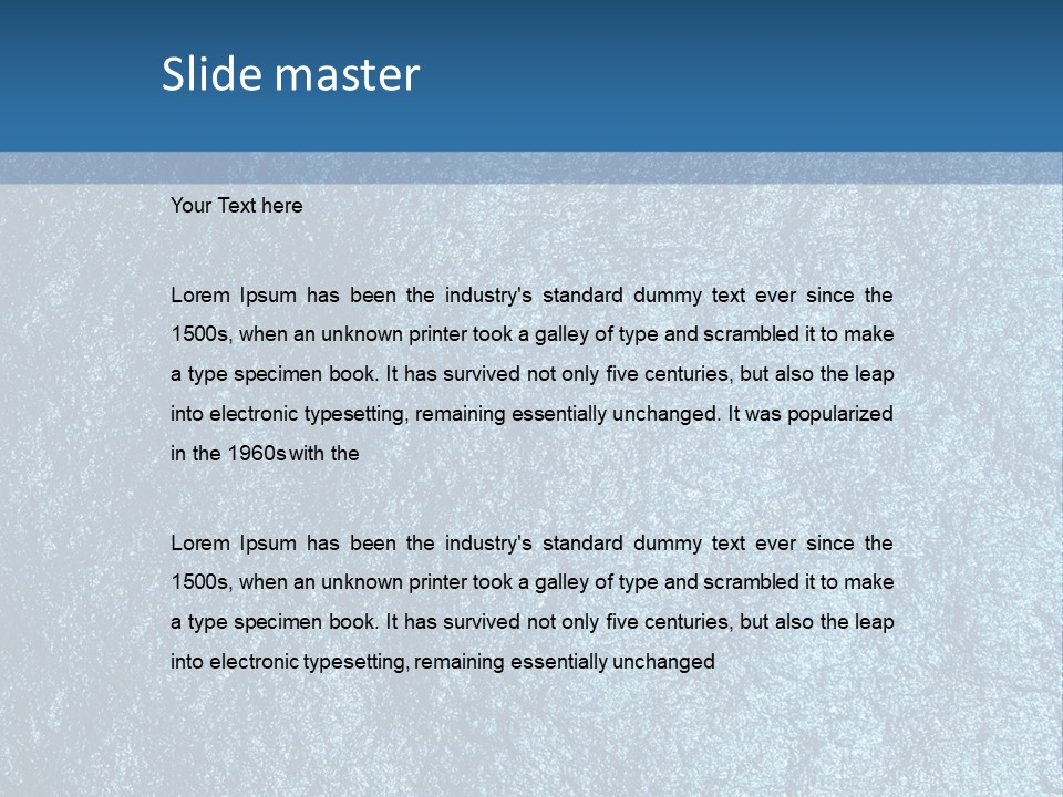 Unfinished Blocks Empty PowerPoint Template