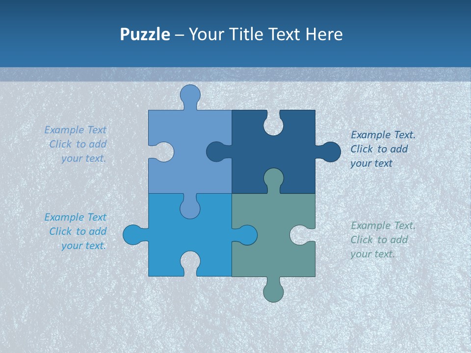 Unfinished Blocks Empty PowerPoint Template