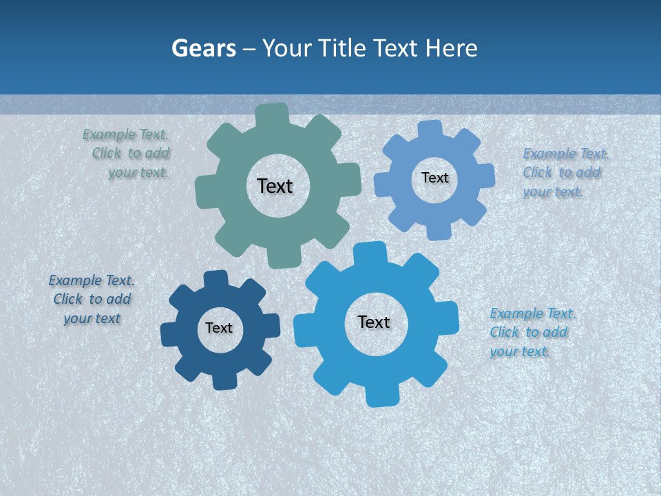 Unfinished Blocks Empty PowerPoint Template
