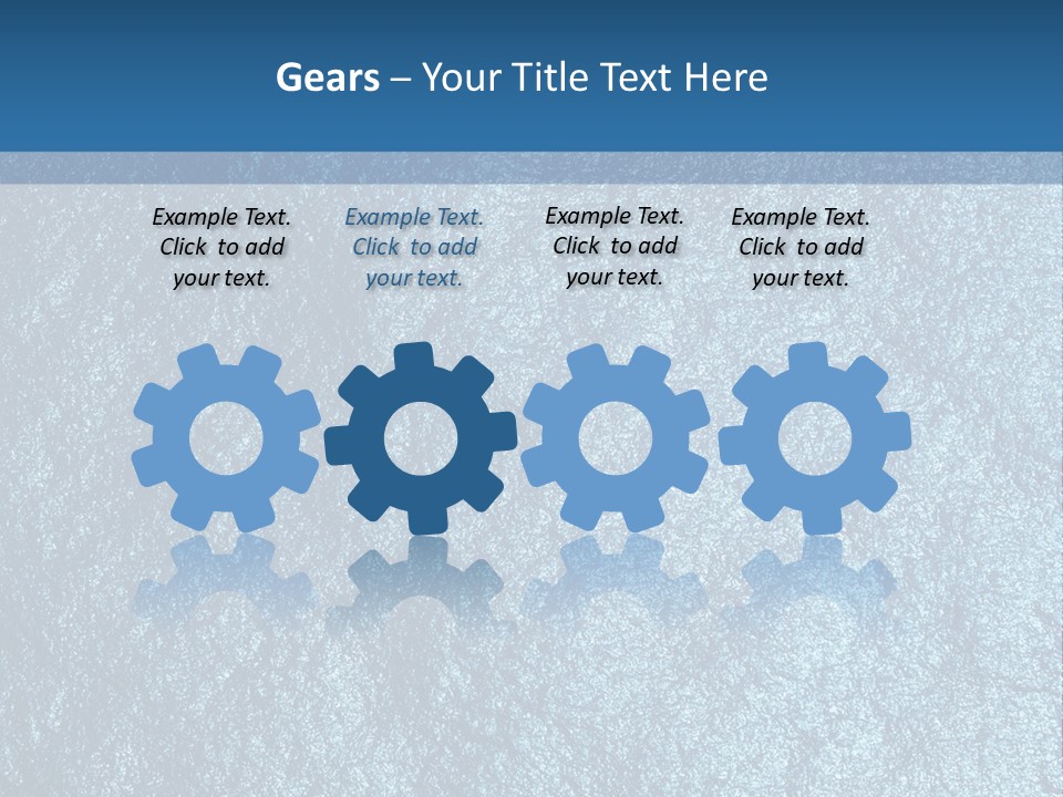Unfinished Blocks Empty PowerPoint Template