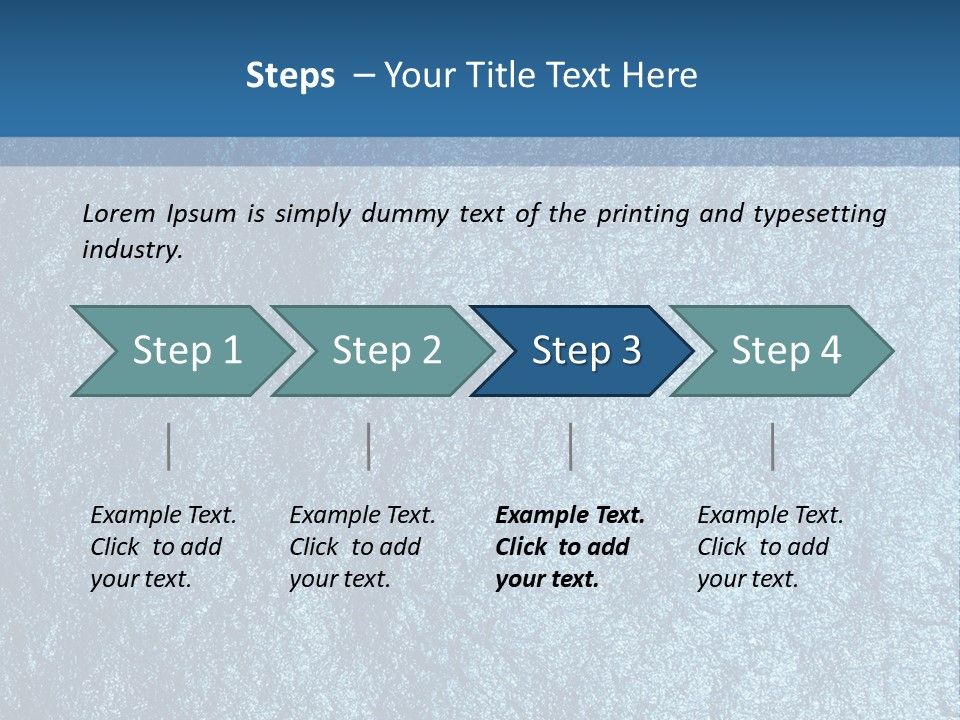 Unfinished Blocks Empty PowerPoint Template