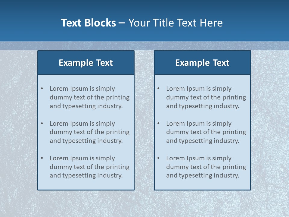 Unfinished Blocks Empty PowerPoint Template