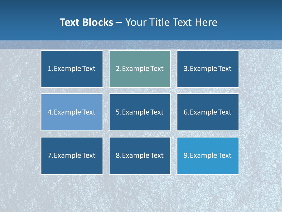 Unfinished Blocks Empty PowerPoint Template