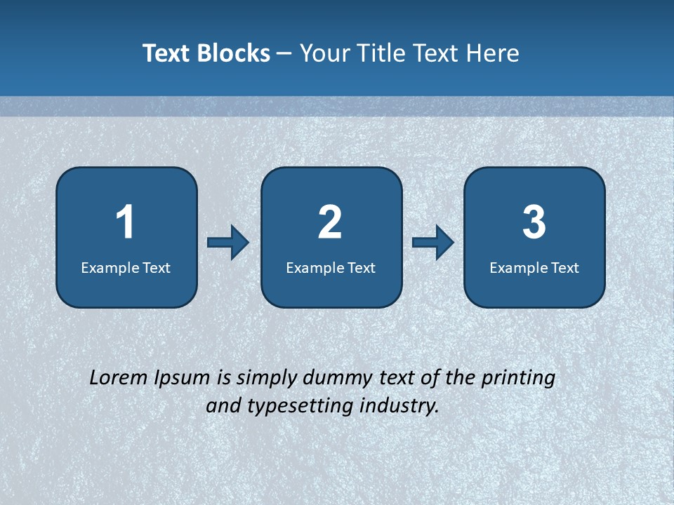 Unfinished Blocks Empty PowerPoint Template