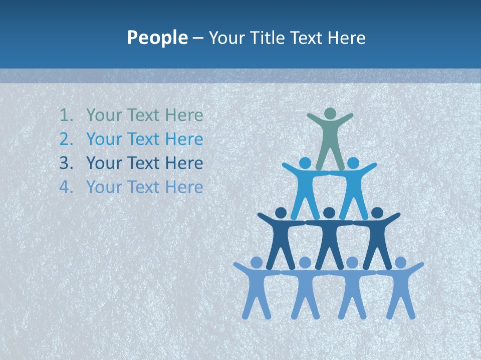 Unfinished Blocks Empty PowerPoint Template