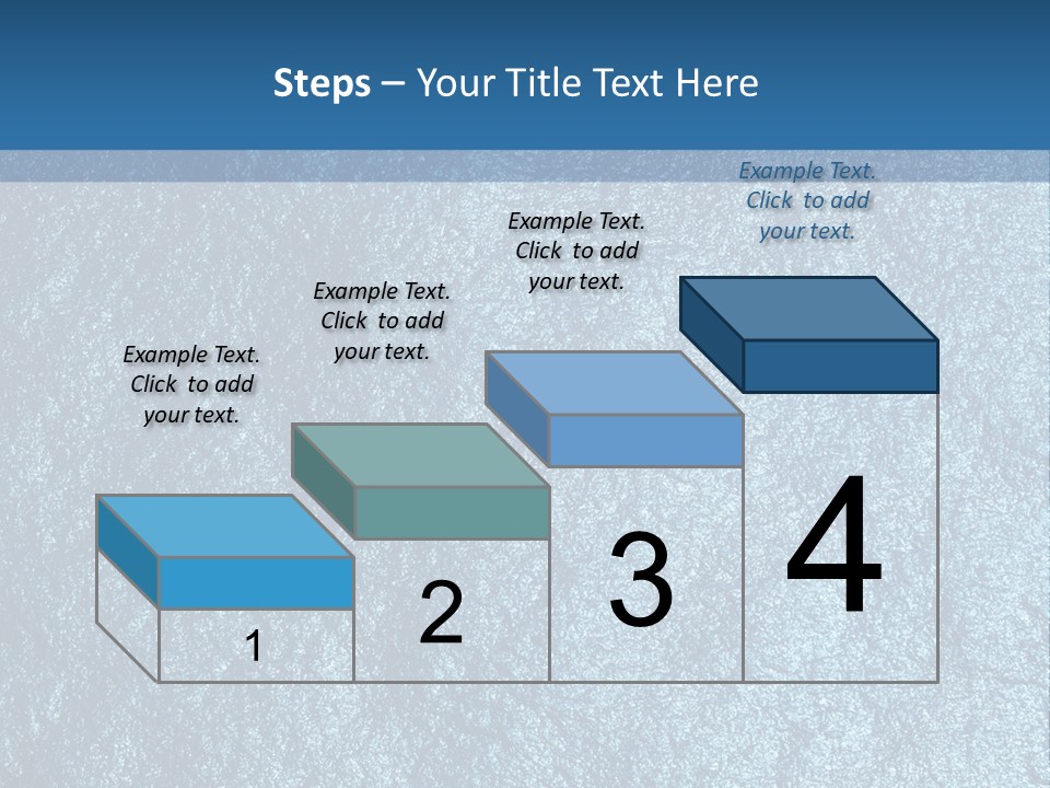 Unfinished Blocks Empty PowerPoint Template