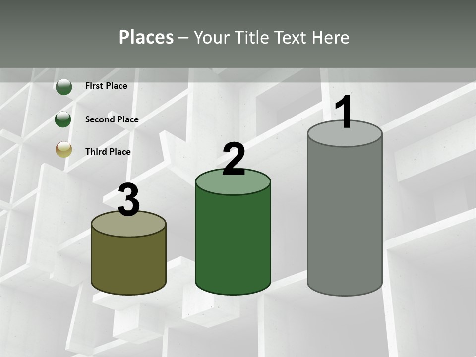 Unfinished Blocks Empty PowerPoint Template