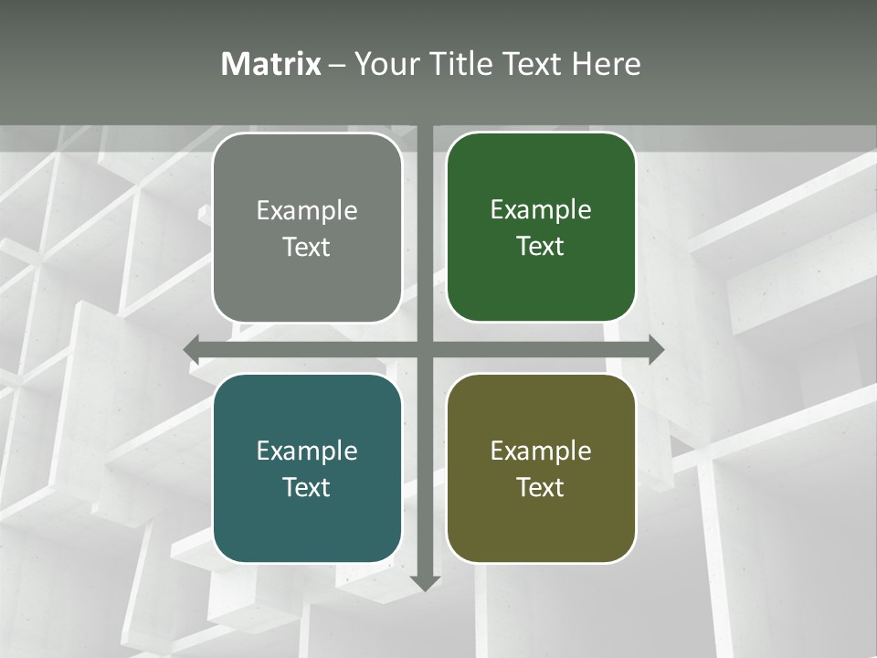Unfinished Blocks Empty PowerPoint Template