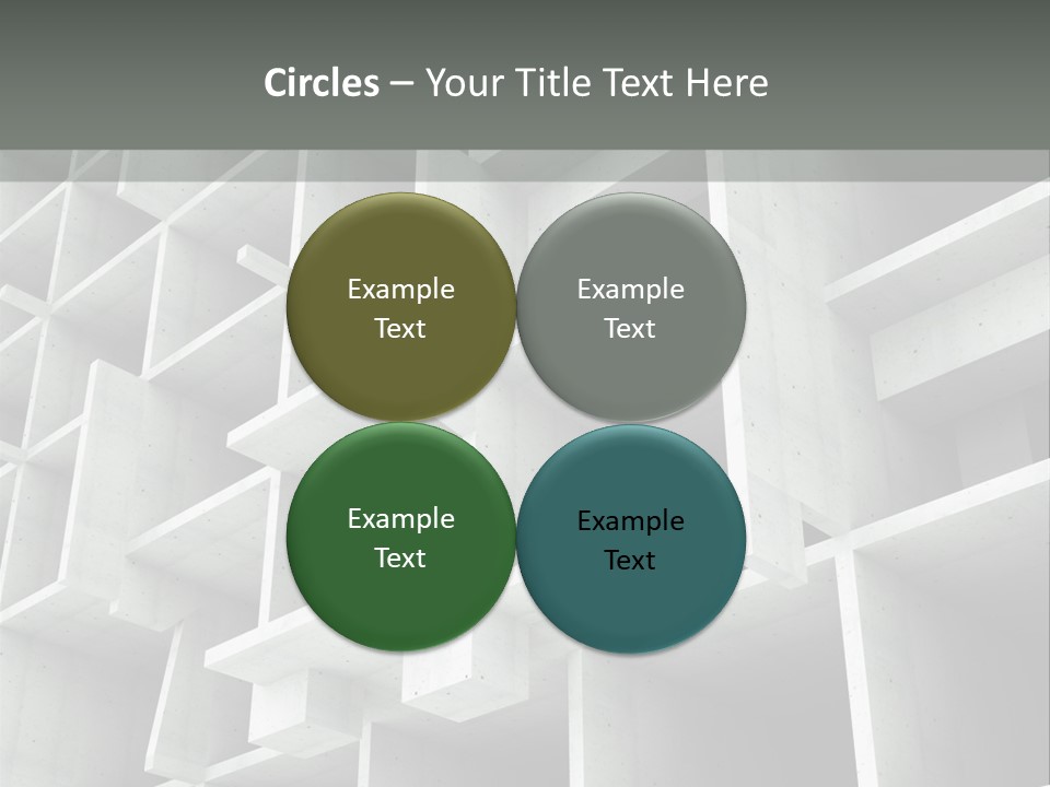 Unfinished Blocks Empty PowerPoint Template