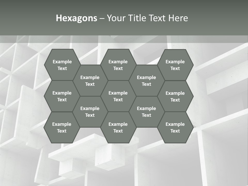 Unfinished Blocks Empty PowerPoint Template