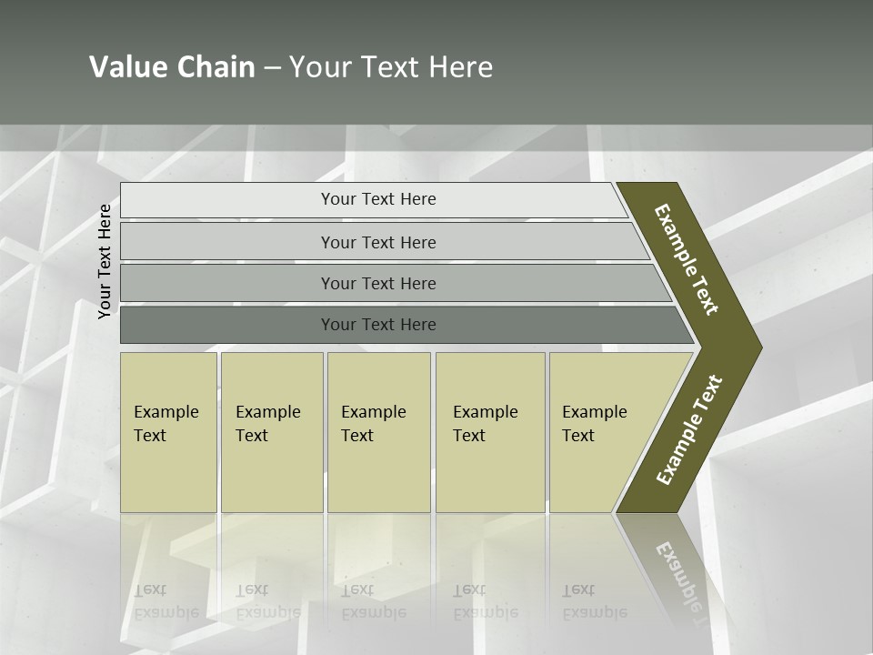 Unfinished Blocks Empty PowerPoint Template