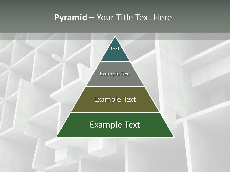 Unfinished Blocks Empty PowerPoint Template