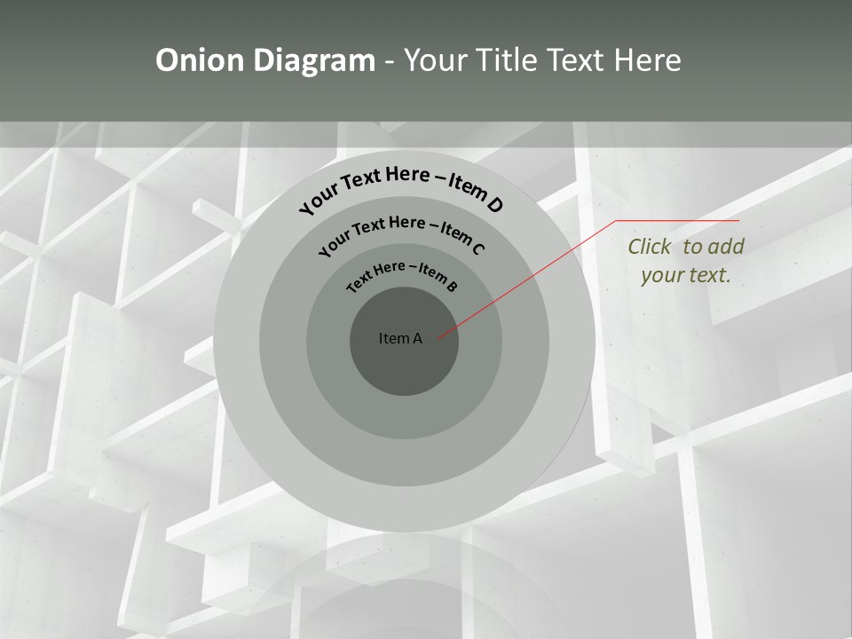 Unfinished Blocks Empty PowerPoint Template