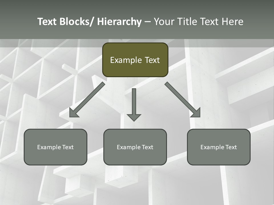 Unfinished Blocks Empty PowerPoint Template