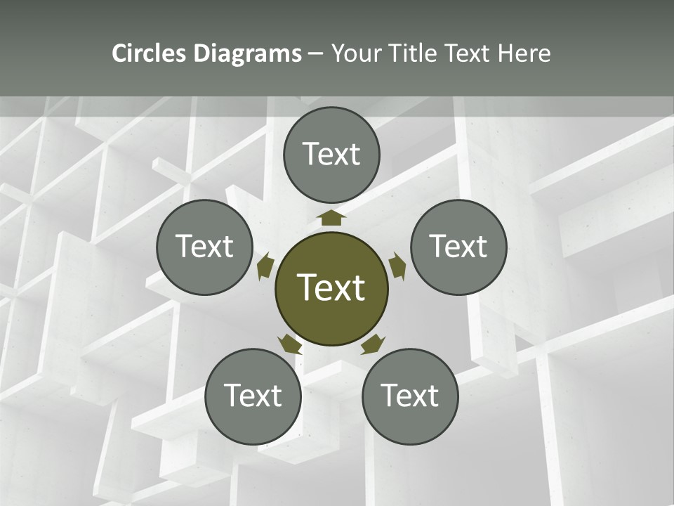 Unfinished Blocks Empty PowerPoint Template