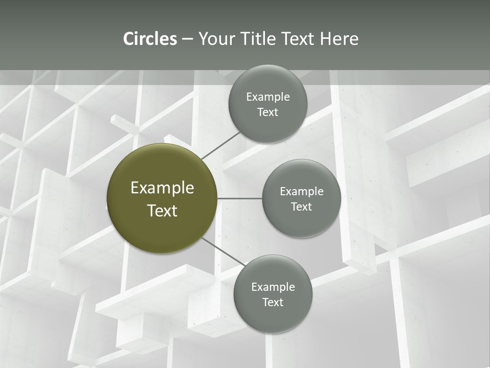 Unfinished Blocks Empty PowerPoint Template