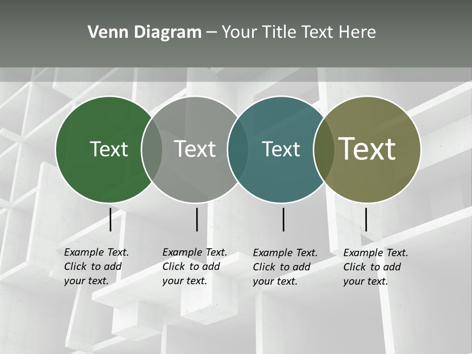 Unfinished Blocks Empty PowerPoint Template