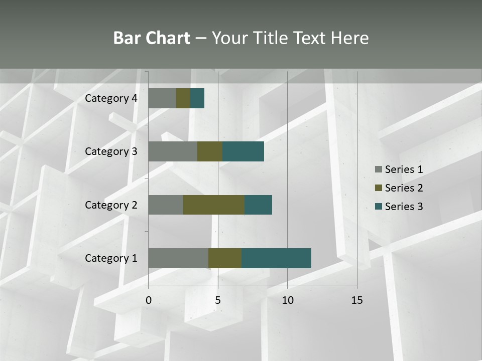 Unfinished Blocks Empty PowerPoint Template
