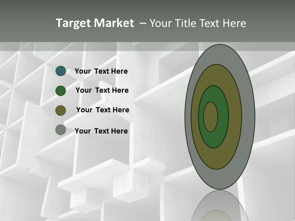 Unfinished Blocks Empty PowerPoint Template
