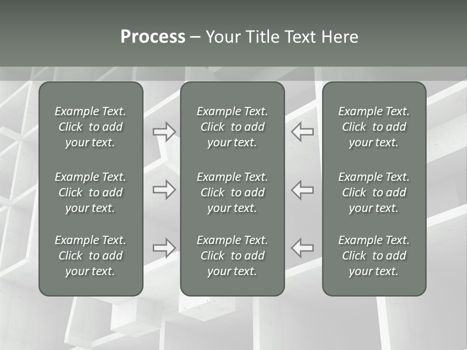 Unfinished Blocks Empty PowerPoint Template