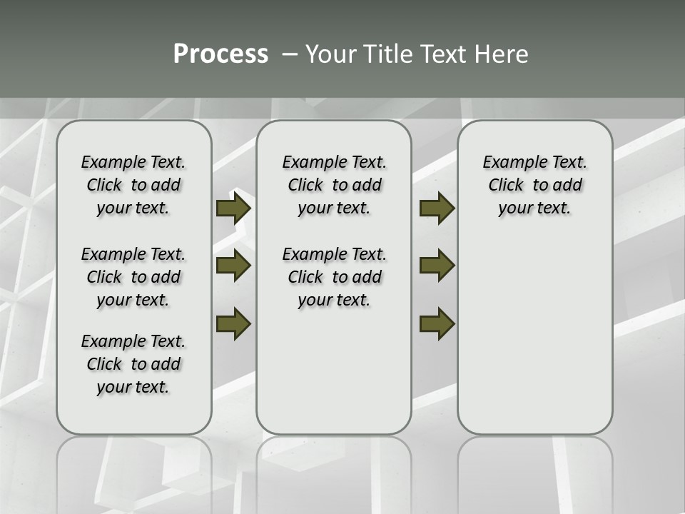 Unfinished Blocks Empty PowerPoint Template