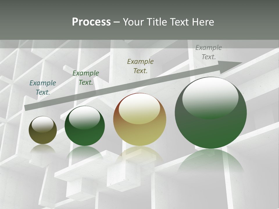 Unfinished Blocks Empty PowerPoint Template