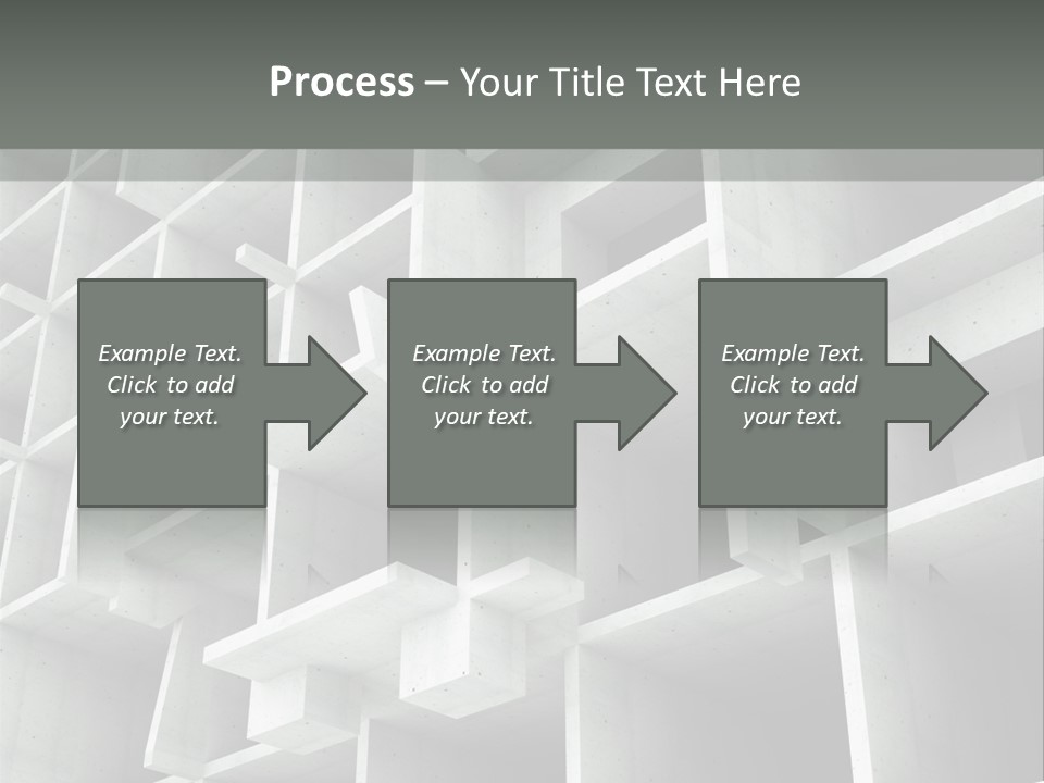 Unfinished Blocks Empty PowerPoint Template