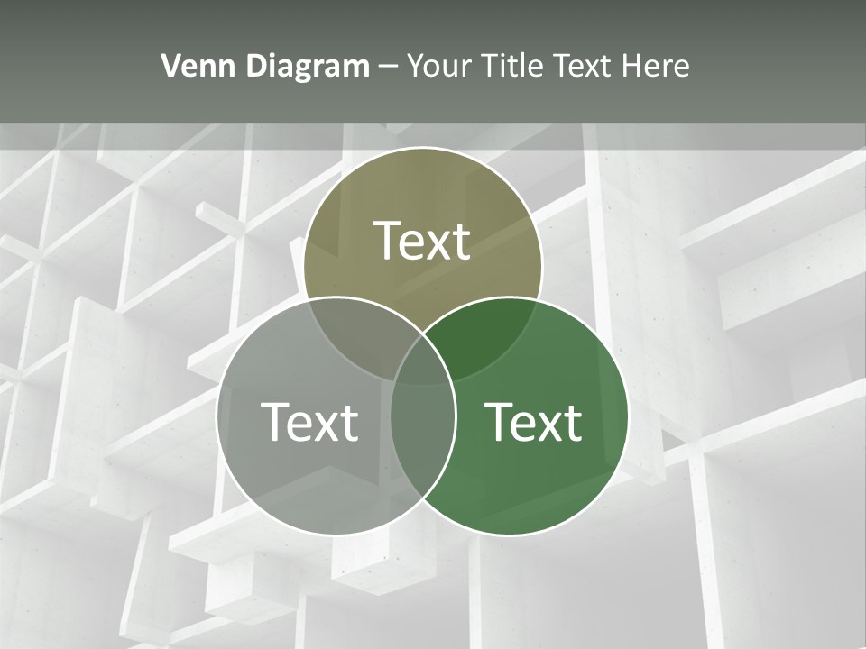 Unfinished Blocks Empty PowerPoint Template